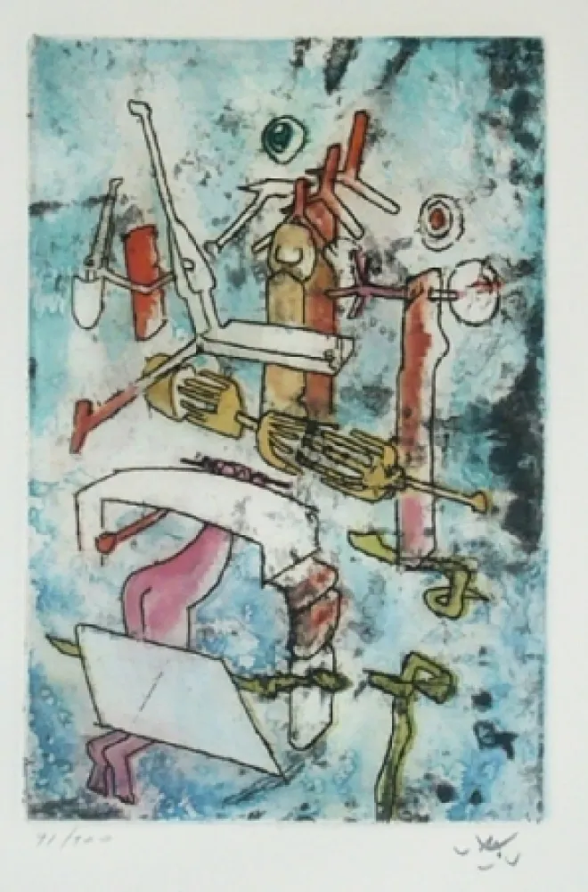 Ets En Aquatint Matta - Songe Songé