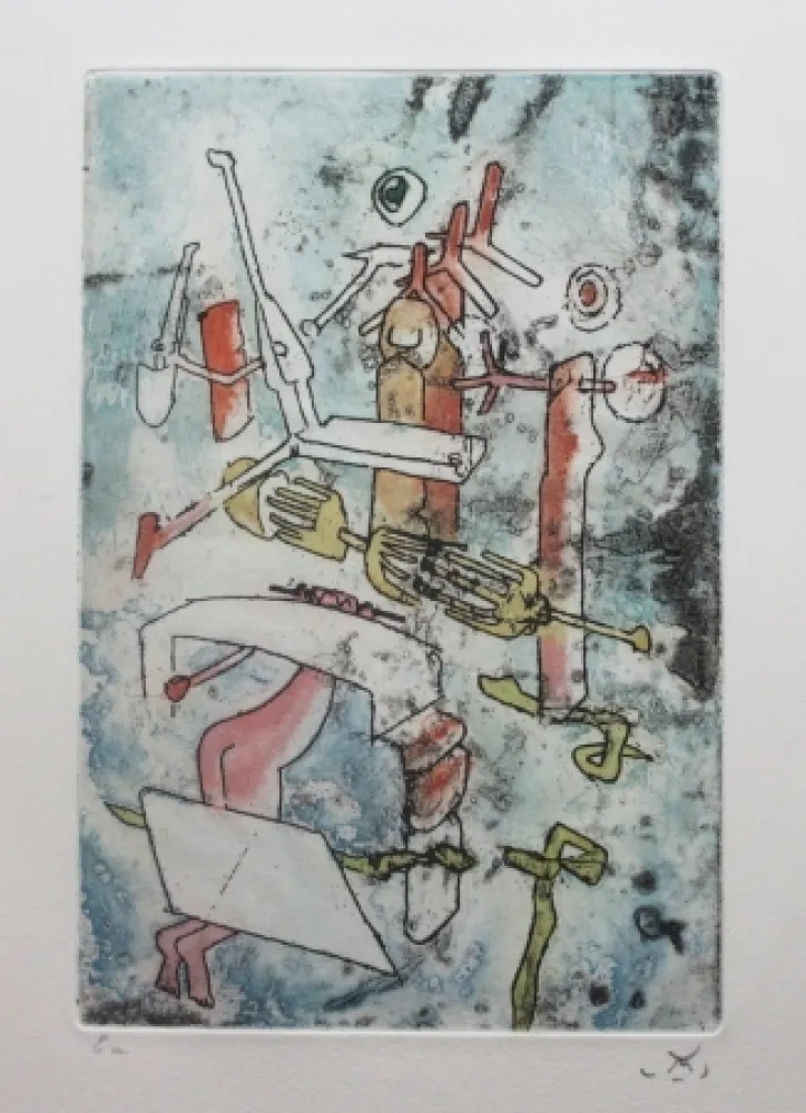 Ets En Aquatint Matta - Songe songé