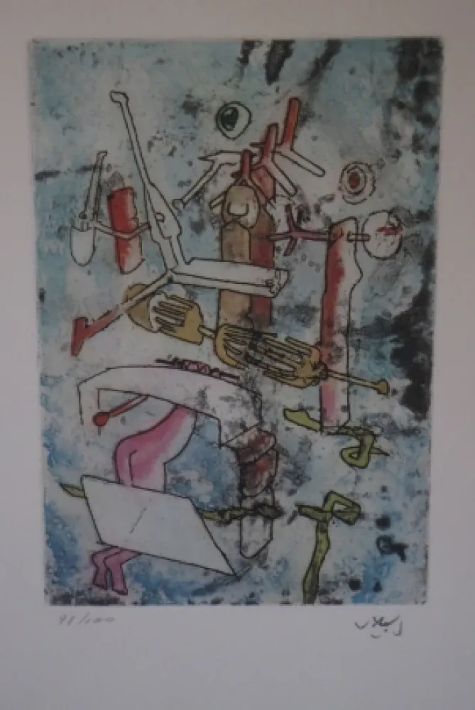 Ets En Aquatint Matta - Songes songés.