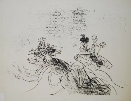 Lithografie Matta - The Car-Boys