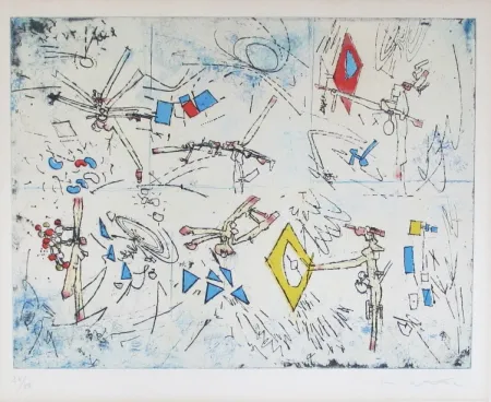 Ets En Aquatint Matta - The Moon Shoker