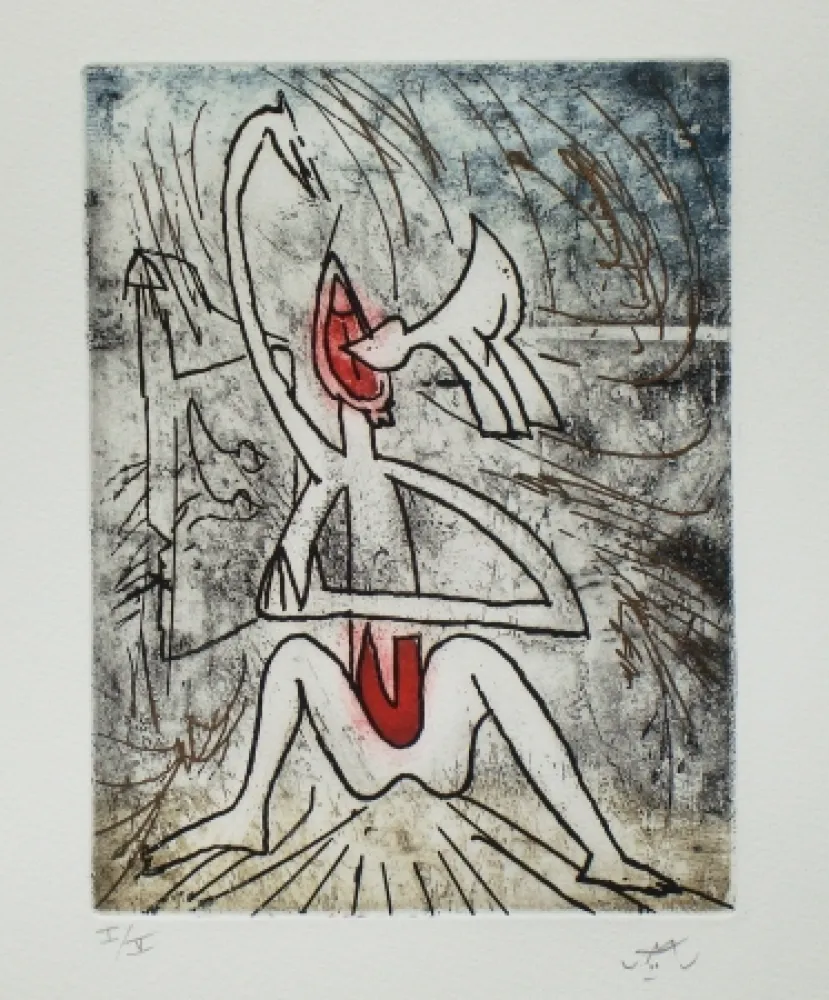 Ets En Aquatint Matta - Titre inconnu