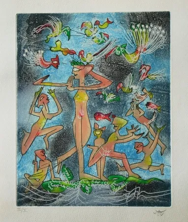 Ets En Aquatint Matta - Titre inconnu