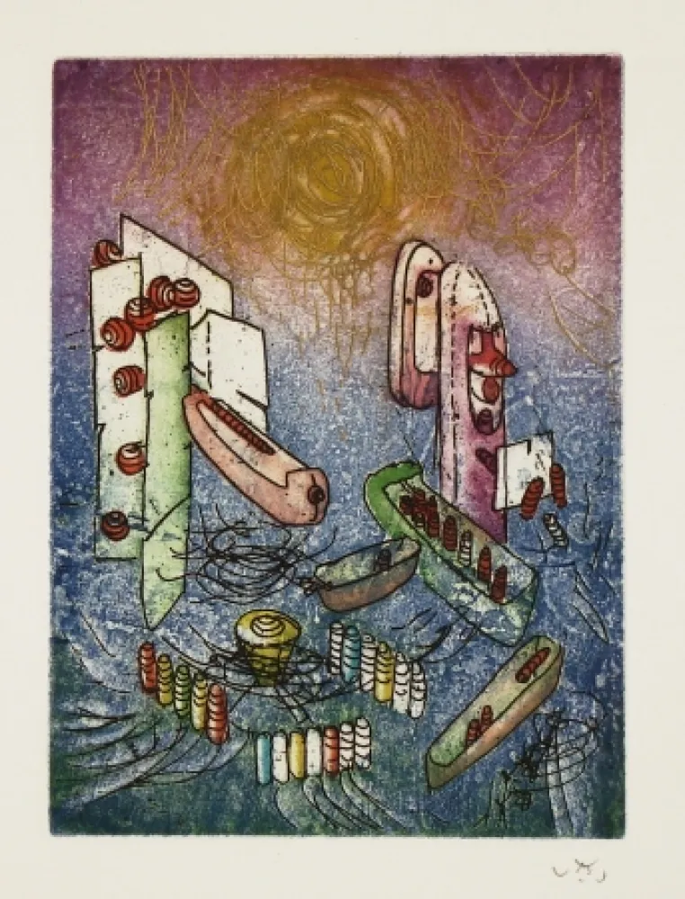 Ets En Aquatint Matta - Titre inconnu