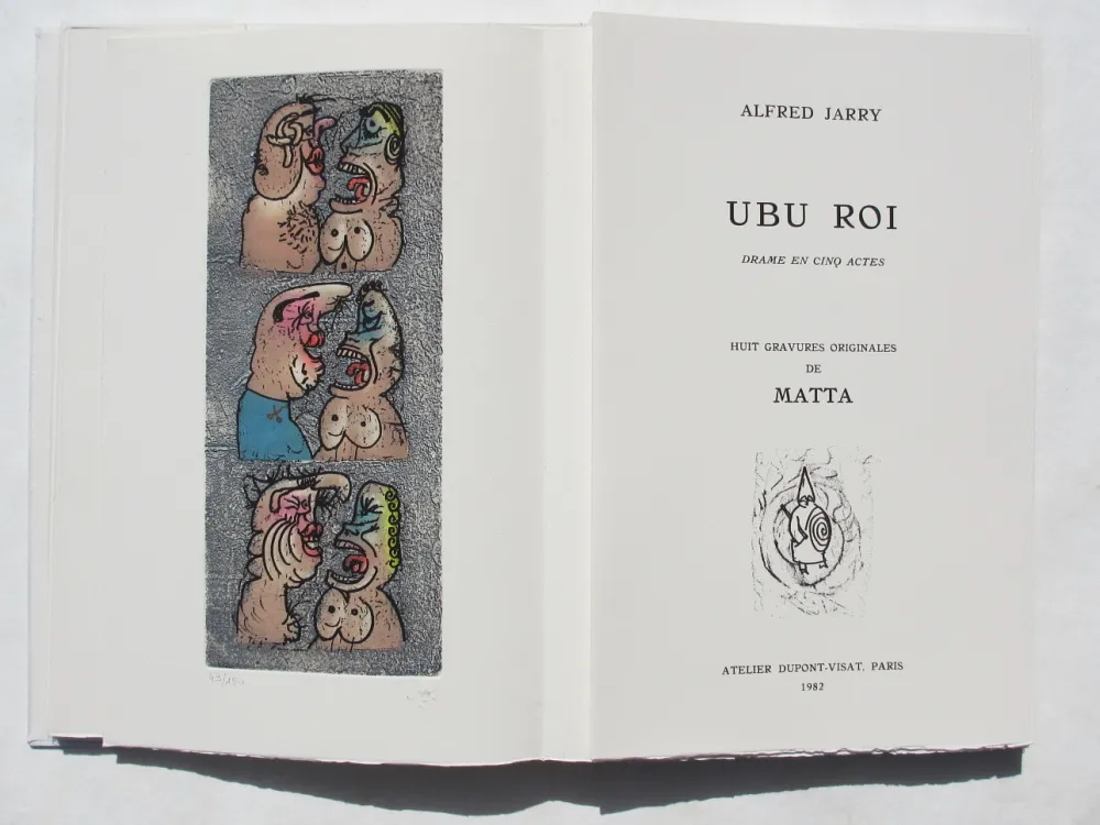 Ets En Aquatint Matta - Ubu Roi. Drame en cinq Actes