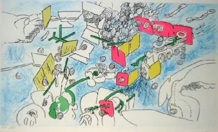 Lithografie Matta - Un pourquoi final