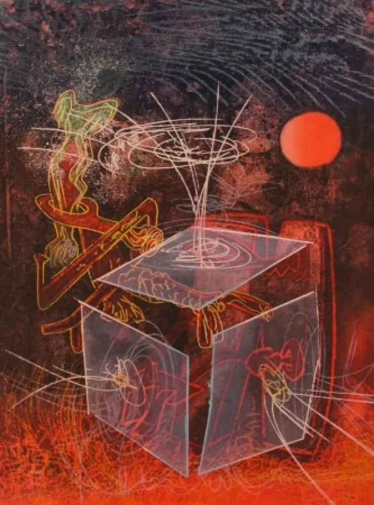 Ets En Aquatint Matta - Une Saison En Enfer