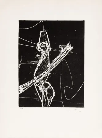 Ets En Aquatint Matta - Untitled