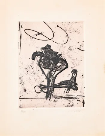 Ets En Aquatint Matta - Untitled