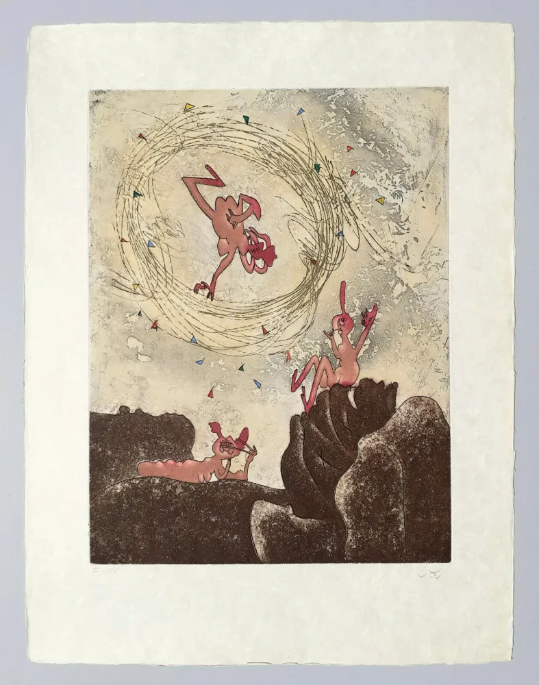 Ets En Aquatint Matta - Va-riante