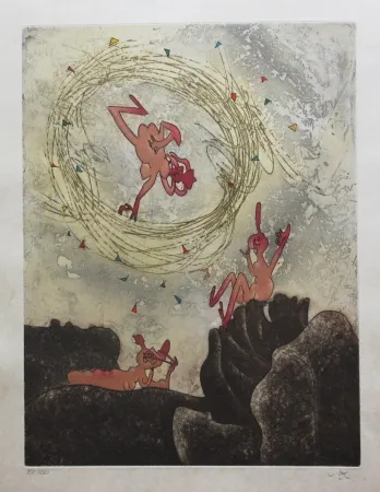 Ets En Aquatint Matta - Va-riante