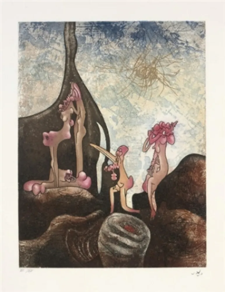 Ets En Aquatint Matta - Vision dechirante