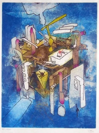 Ets En Aquatint Matta - Vitreurs