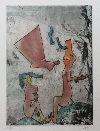 Ets En Aquatint Matta - Vivante mortalité (Planche 7)