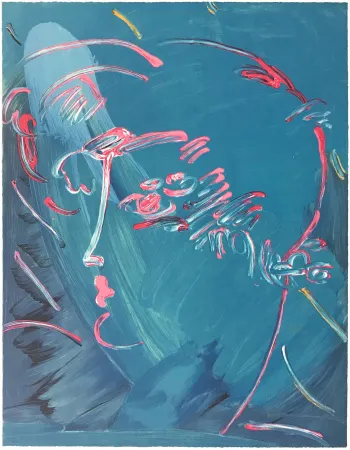 Zeefdruk Max - BLUE PROFILE