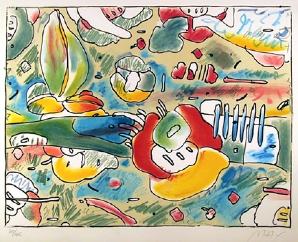 Lithografie Max - Flower Abstract