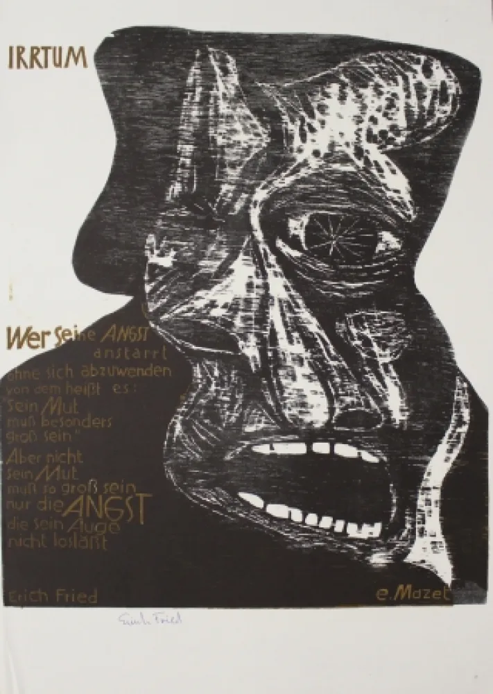 Houtsnede Mazet - Irrtum