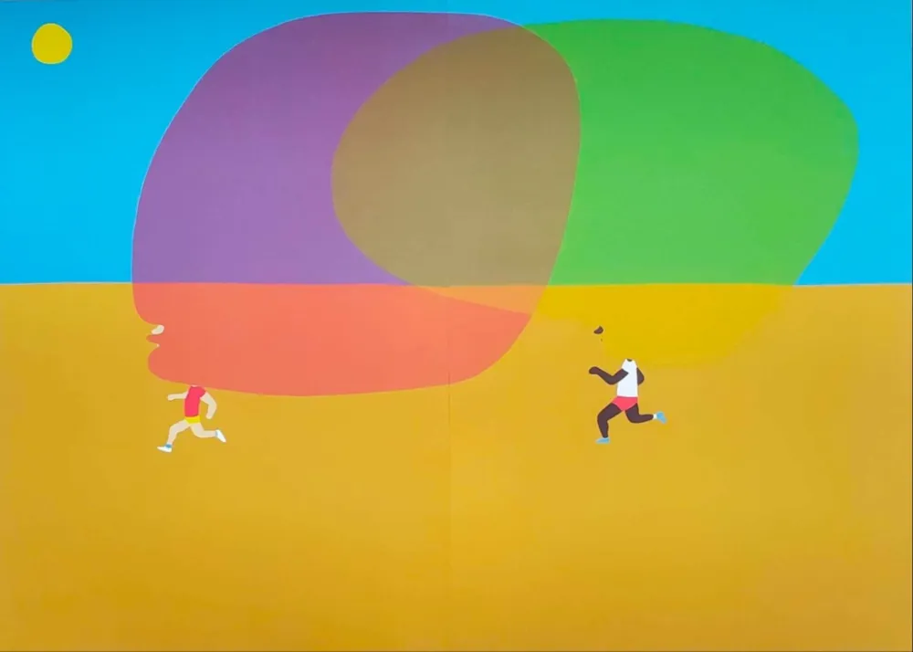 Lithografie Mcdonald  - Desert Run