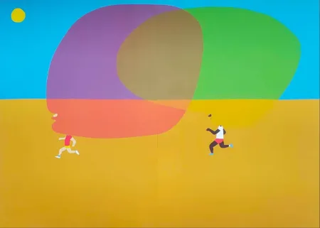 Lithografie Mcdonald  - Desert Run