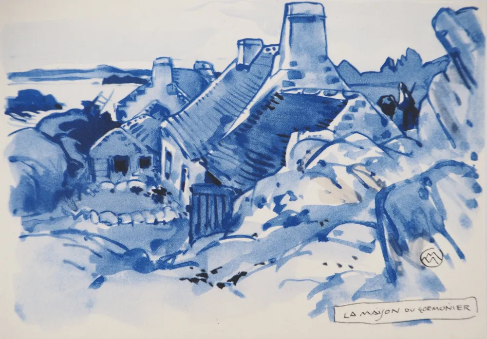 Poster Méheut - Bretagne, La Maison du Goémonier, c