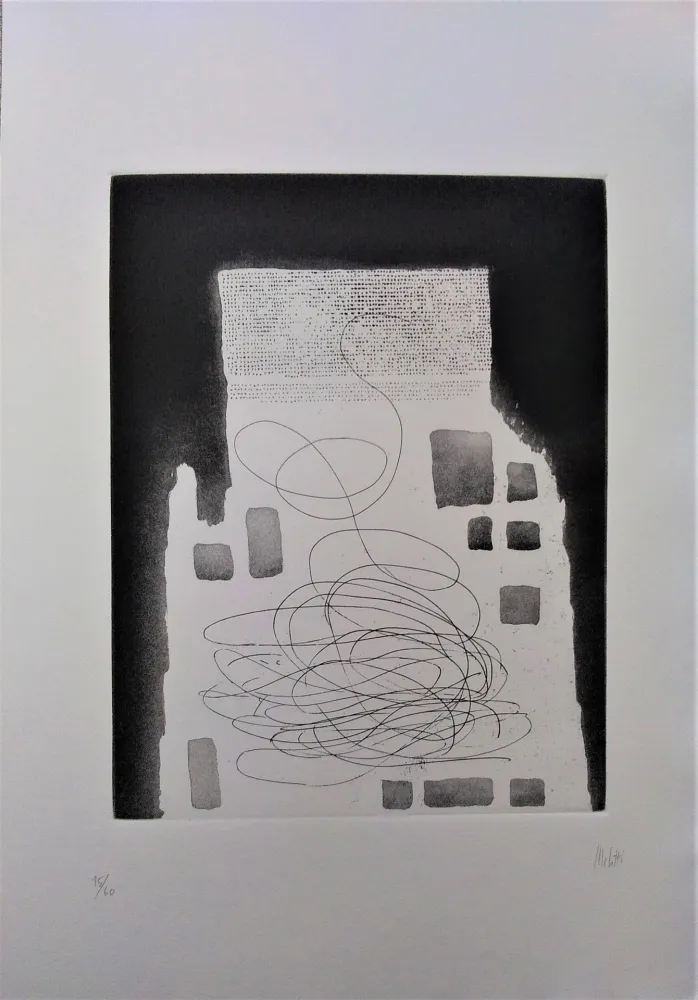 Ets En Aquatint Melotti - Senza titolo