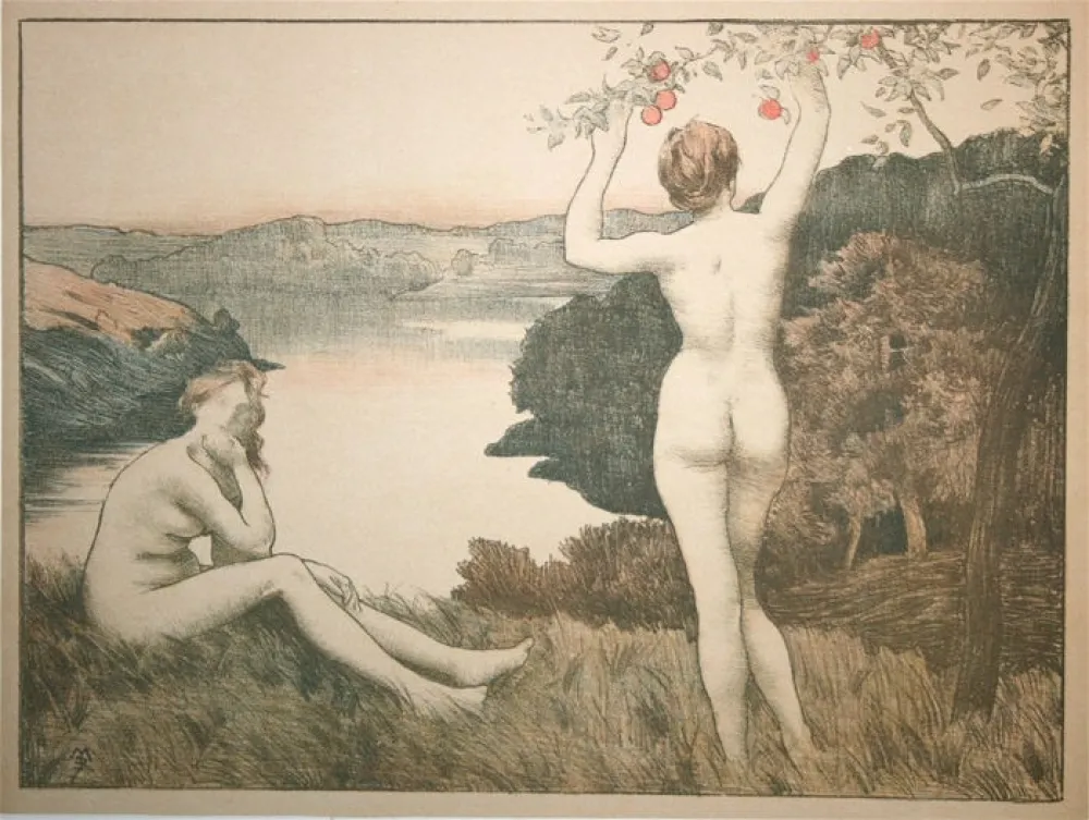 Lithografie Menard - Automne