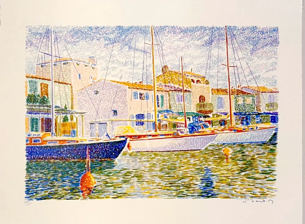 Lithografie Mendjisky - Port Grimaud