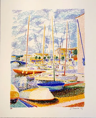 Lithografie Mendjisky - Port Grimaud