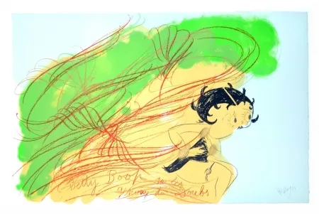 Lithografie Messagier - Betty Boop