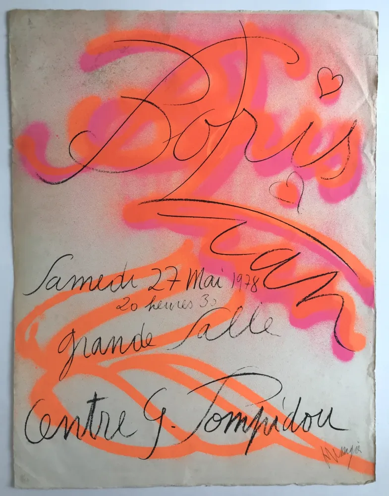 Lithografie Messagier - Centre Pompidou