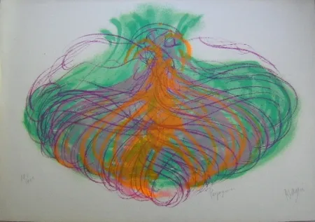 Lithografie Messagier - Paysageoines