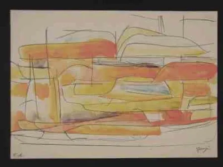 Lithografie Messagier - Sans titre