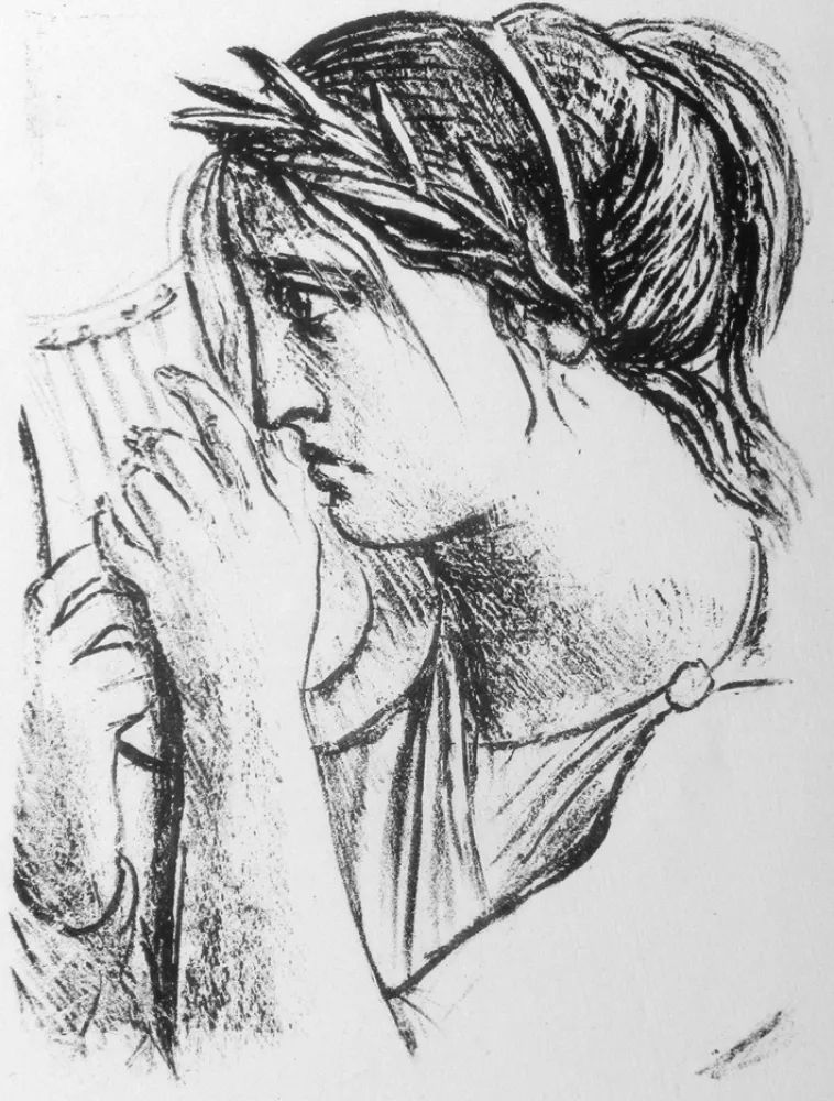 Lithografie Messina - Hermione Oresti