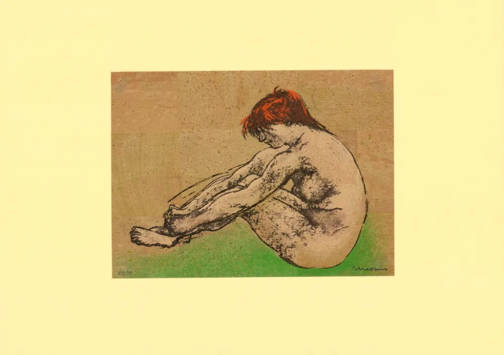 Lithografie Messina - Nudo / Nude