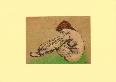 Lithografie Messina - Nudo / Nude