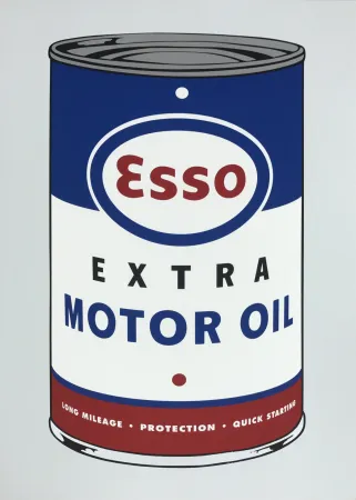 Zeefdruk Meyer  - Esso Extra Motor Oil