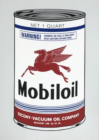 Zeefdruk Meyer  - Mobil Oil