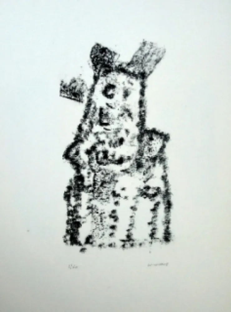 Lithografie Michaux - Composition 116