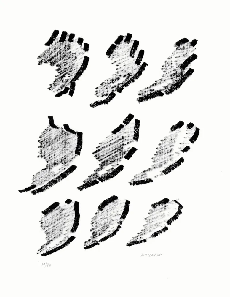 Lithografie Michaux - Par la voie des rythmes