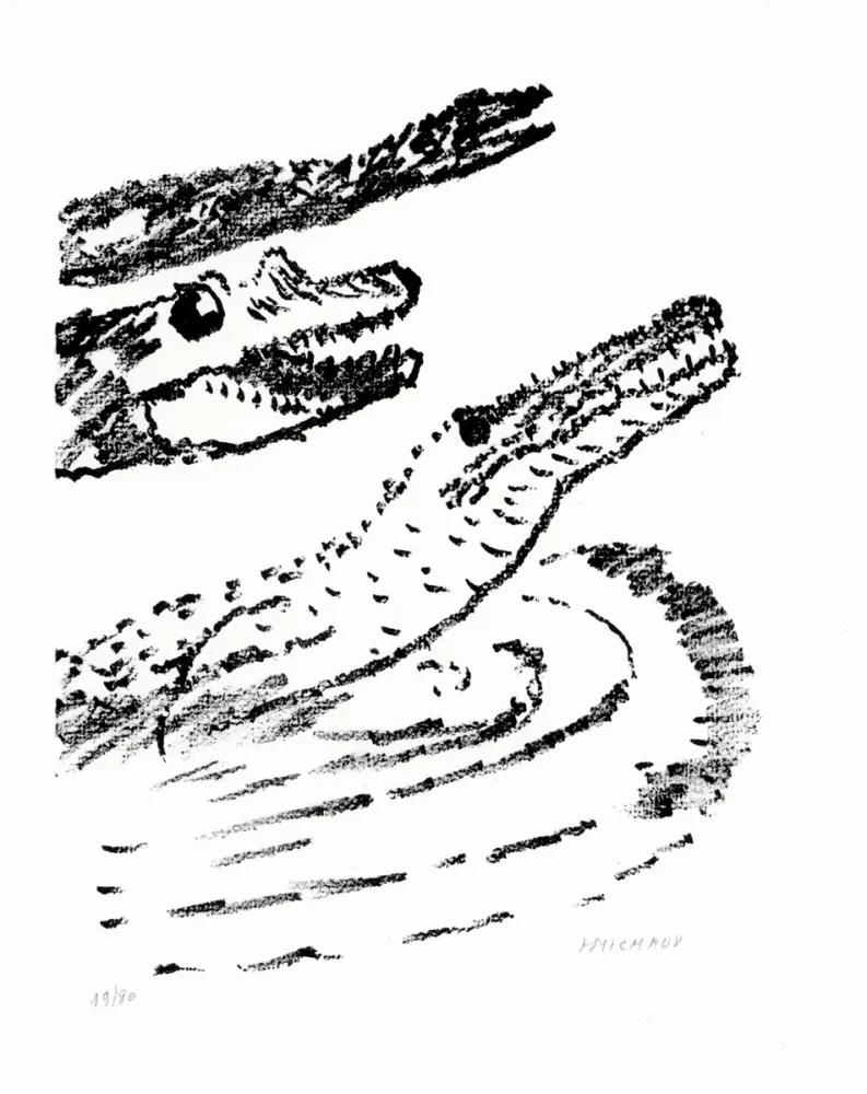 Lithografie Michaux - Par la voie des rythmes