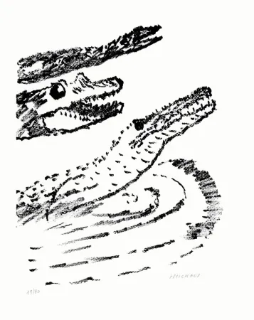 Lithografie Michaux - Par la voie des rythmes