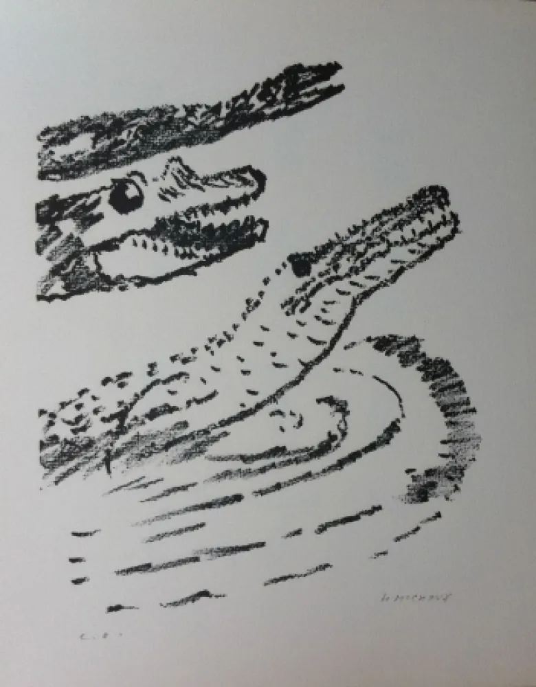 Lithografie Michaux - Par la voie des rythmes 153