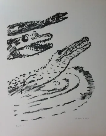 Lithografie Michaux - Par la voie des rythmes 153