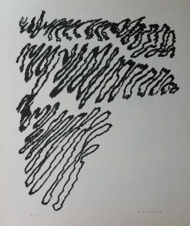 Lithografie Michaux - Par la voie des rythmes 163