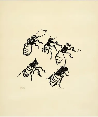 Lithografie Michaux - Par la voie des rythmes, planche X