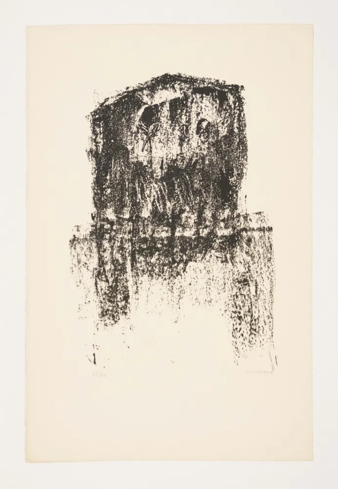 Lithografie Michaux - SANS TITRE, 1974.