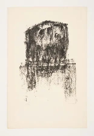 Lithografie Michaux - SANS TITRE, 1974.