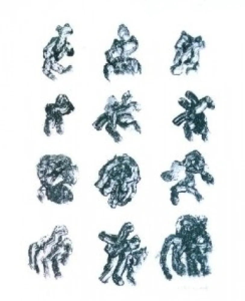 Lithografie Michaux - Sans titre