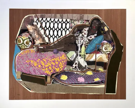 Zeefdruk Mickalene - You're Gonna Give Me the Love I Need