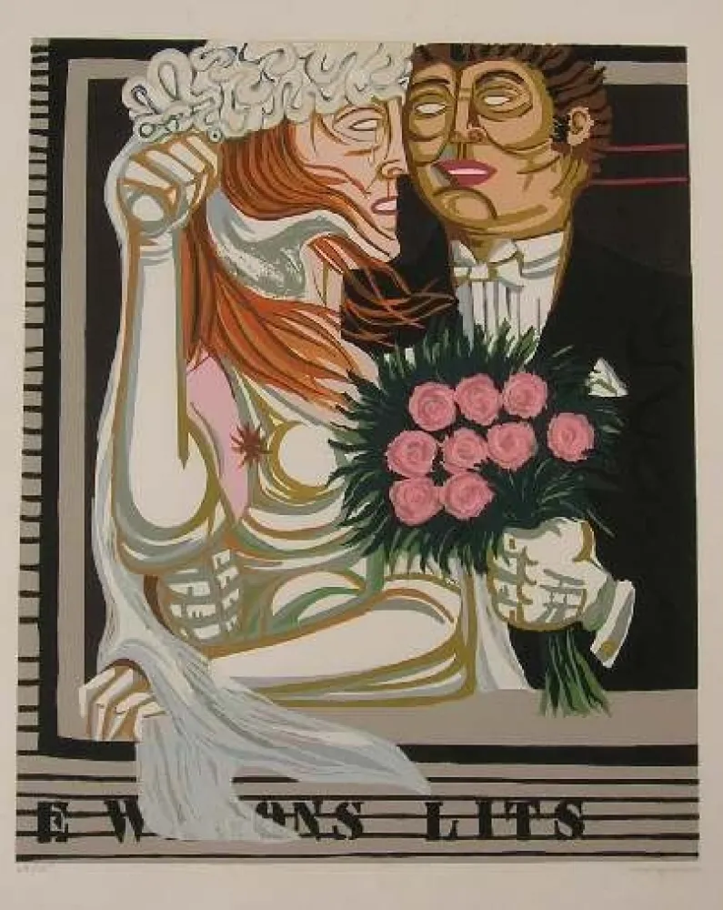 Lithografie Migneco - SENZA TITOLO